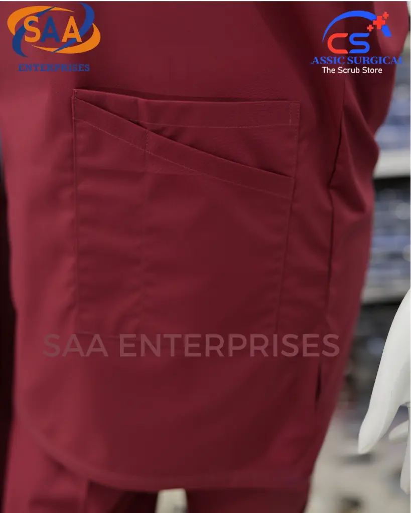 Saa tick tick scrub uniform mehroon 3.webp