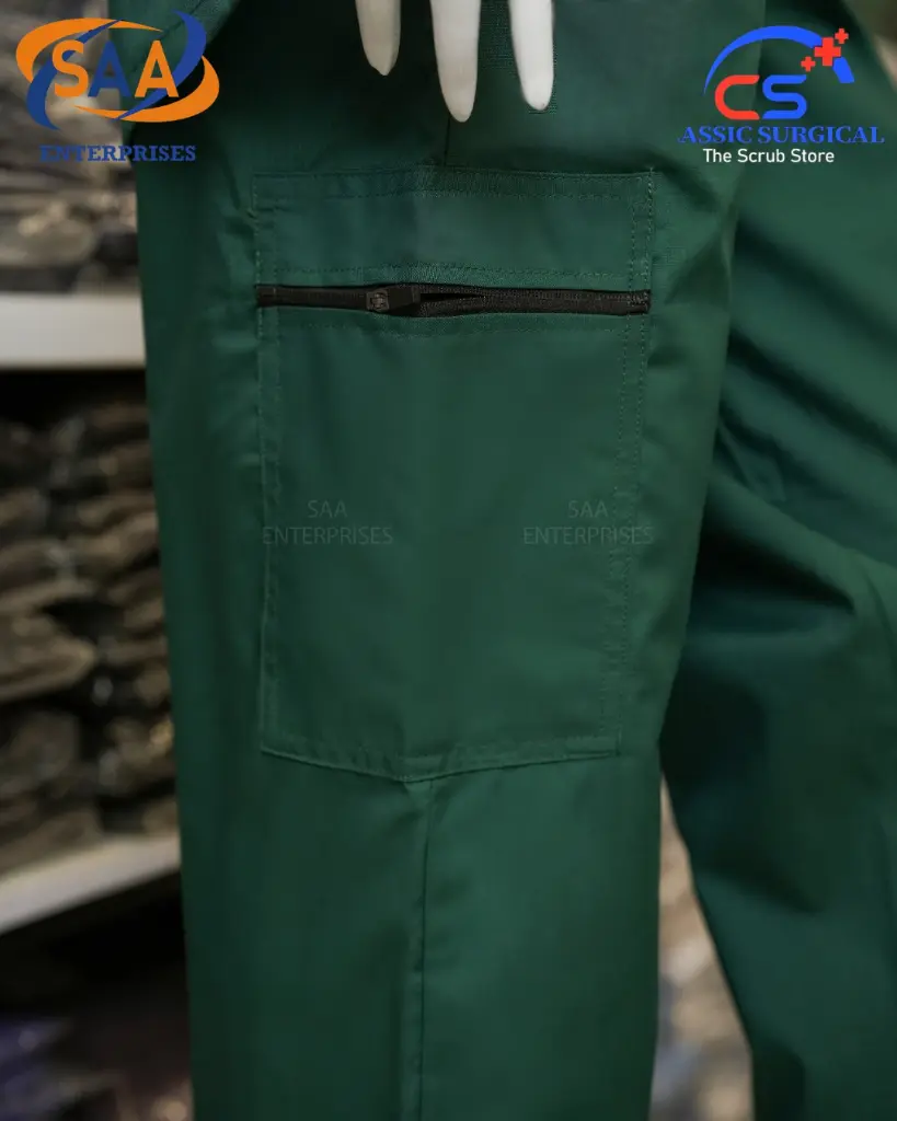 Saa tick tick scrub uniform dark green 4.webp