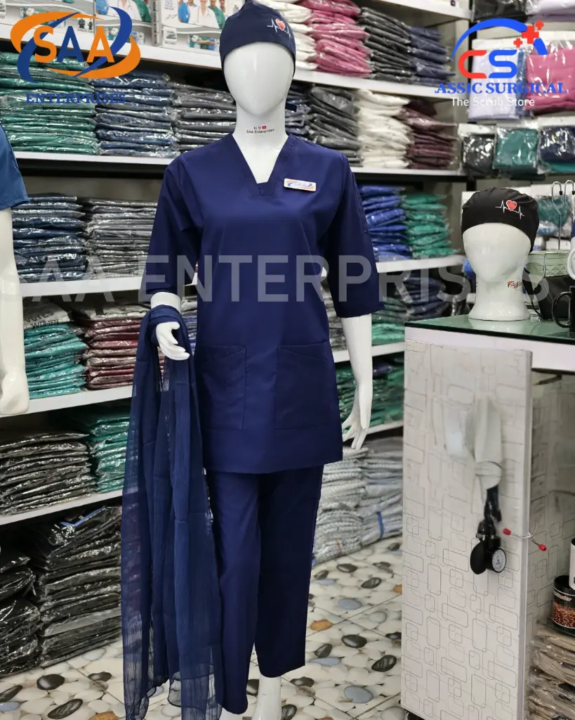 Saa tick tick scrub uniform dark blue.webp