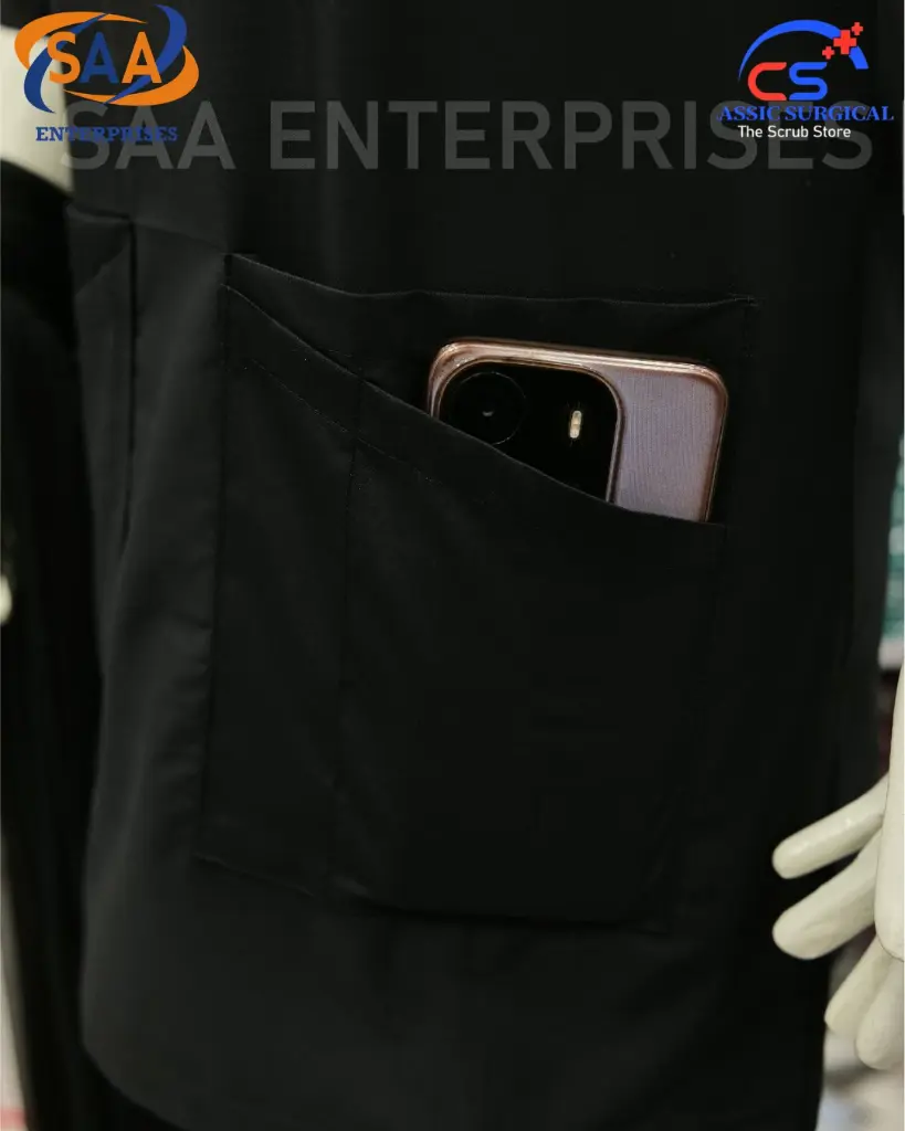 Saa tick tick scrub uniform black.webp