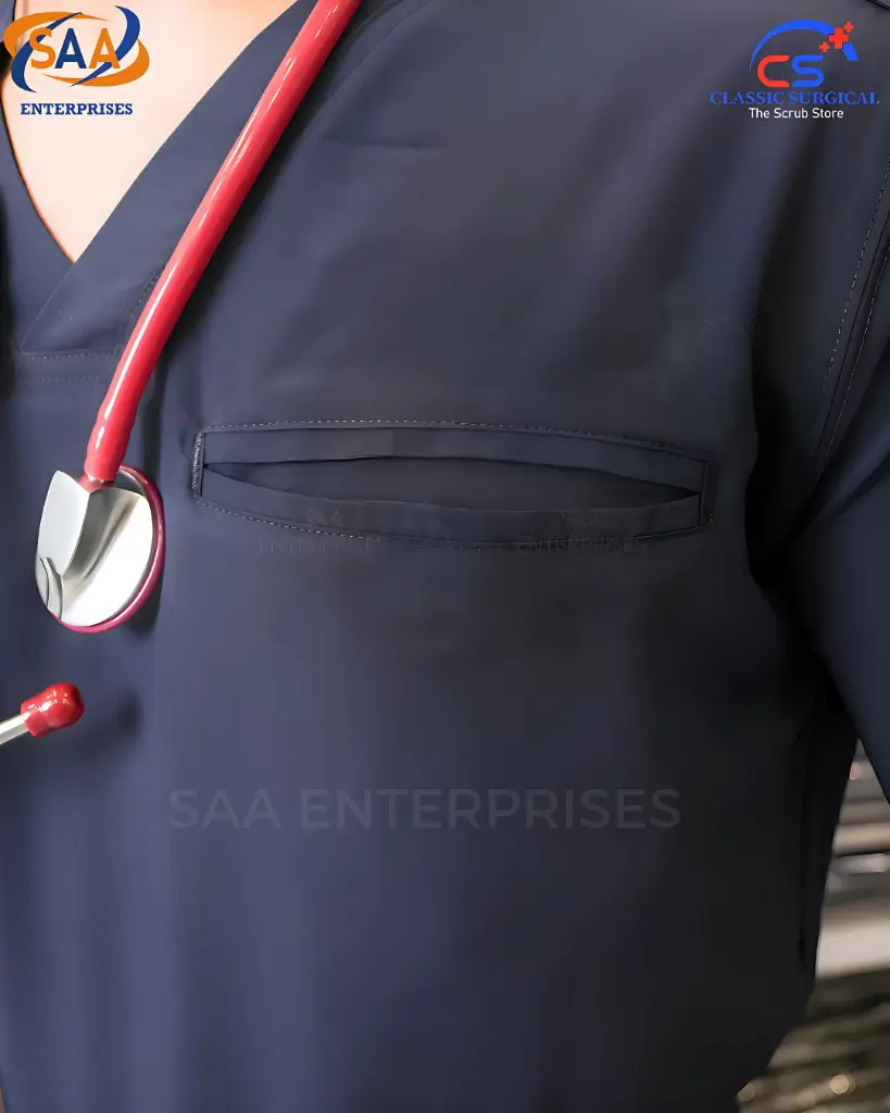 saa medical scrub uniform softie dark blue 1.webp