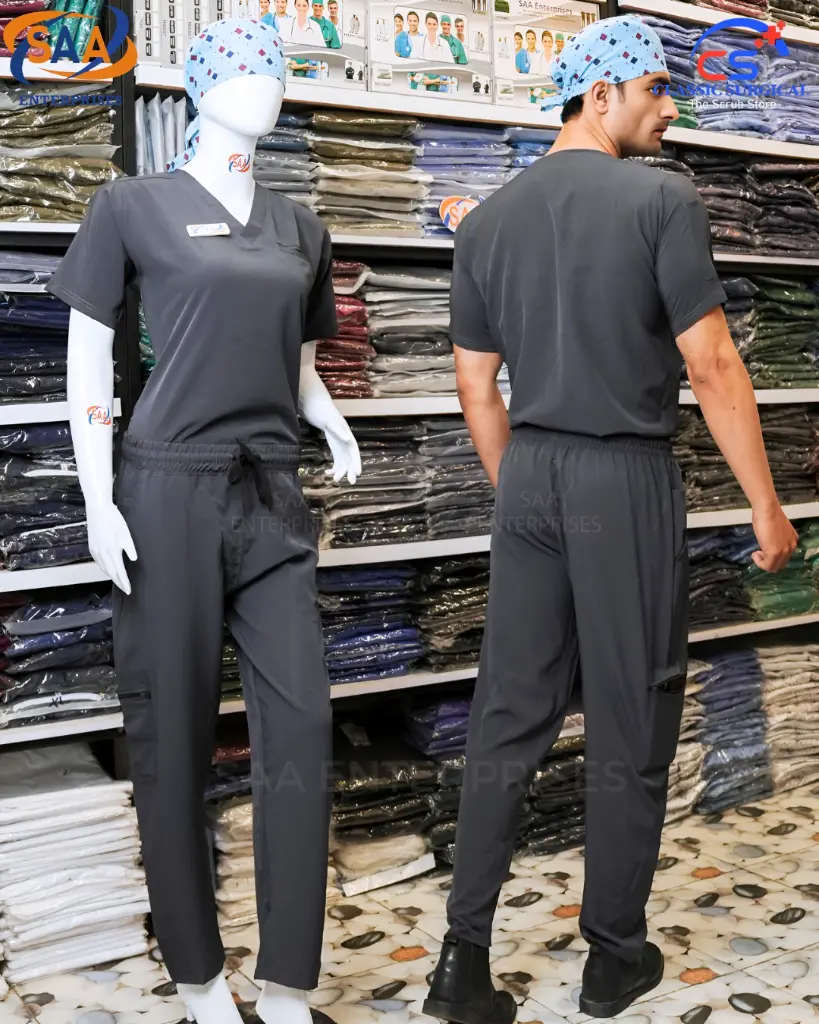 saa medical scrub uniform softie gray 3.webp
