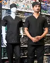 SAA Palm Unisex black Scrub 5.webp
