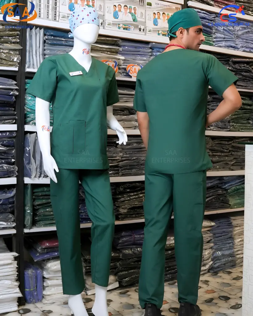 SAA Palm Unisex Scrub green.webp