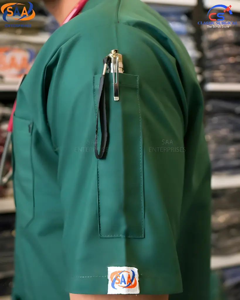 SAA Palm Unisex Scrub green 3.webp