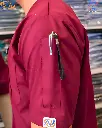 SAA Palm Unisex Scrub maroon color 2.webp