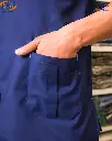 SAA Palm Unisex Scrub navy blue.webp