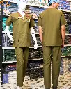 SAA Palm Unisex Scrub olive green 1.webp