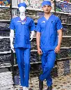 SAA Palm Unisex Scrub royal blue 3.webp