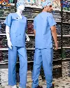 SAA Palm Unisex Scrub sky blue 1.webp