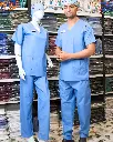 SAA Palm Unisex Scrub sky blue 5.webp