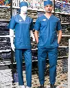 SAA Palm Unisex Scrub teal blue 4.webp