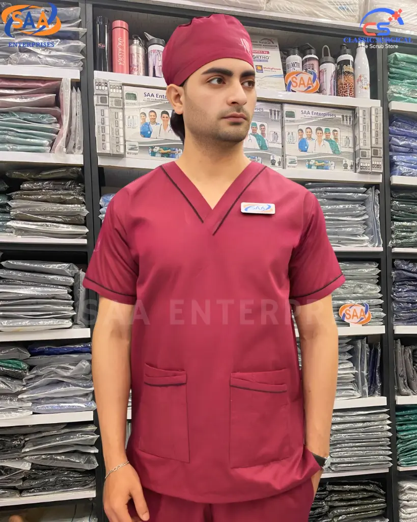 Galaxy maroon scrub.webp