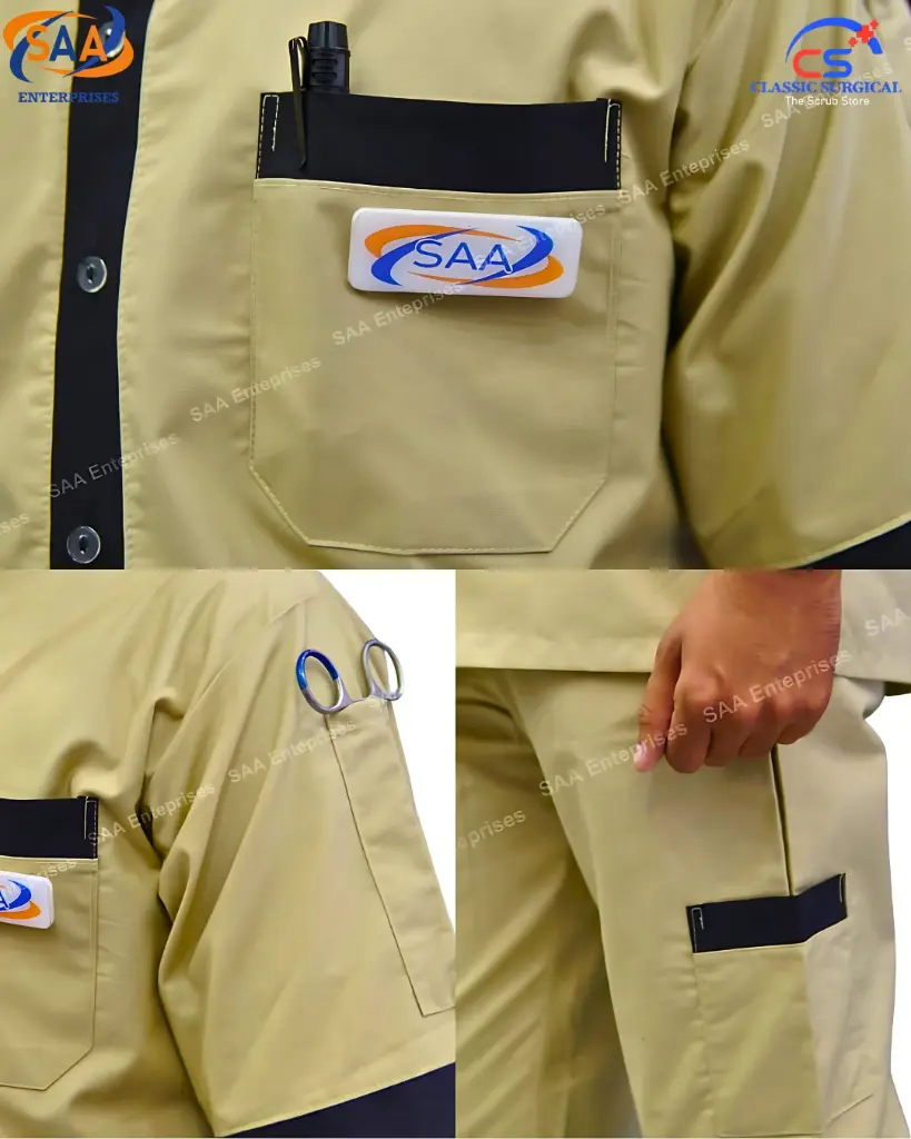 hospital staff uniform for men beige 1.webp