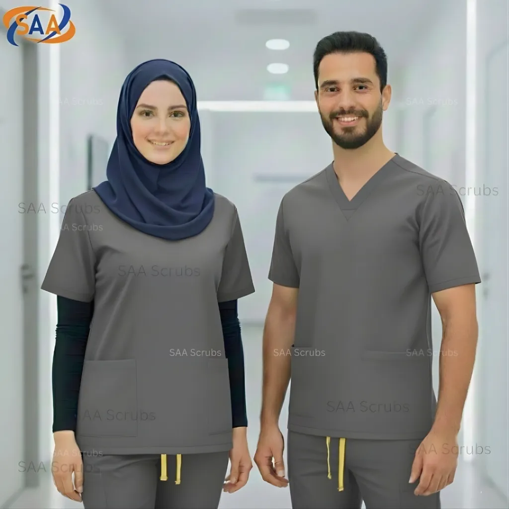 Unisex Pro Spark SAA Scrubs uniform grey.webp