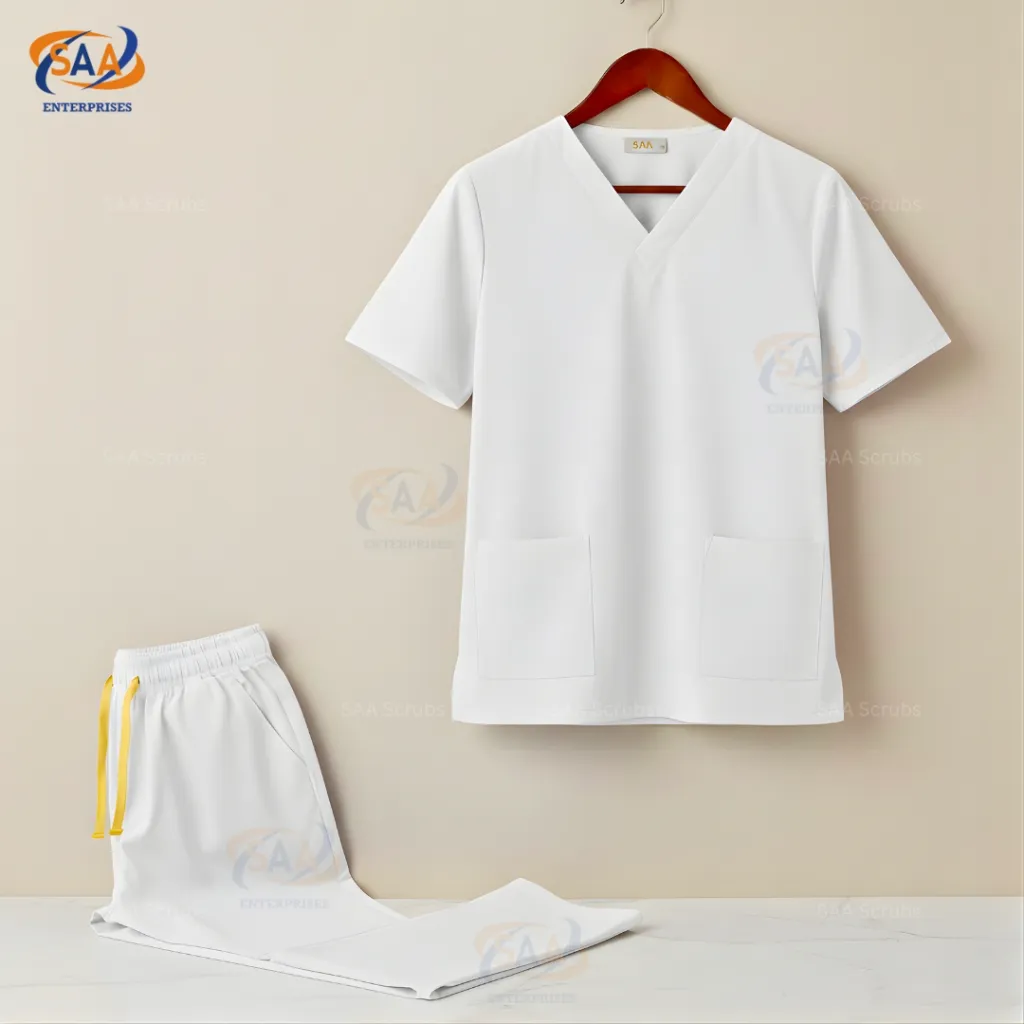 scrubs uniforms women set Unisex Pro Spark SAA Scrubs uniform sky blue.webp