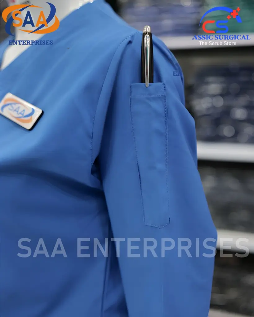 Saa tick tick scrub uniform sky blue 3.webp