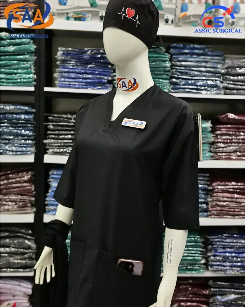 Pro Max Female Scrub Black