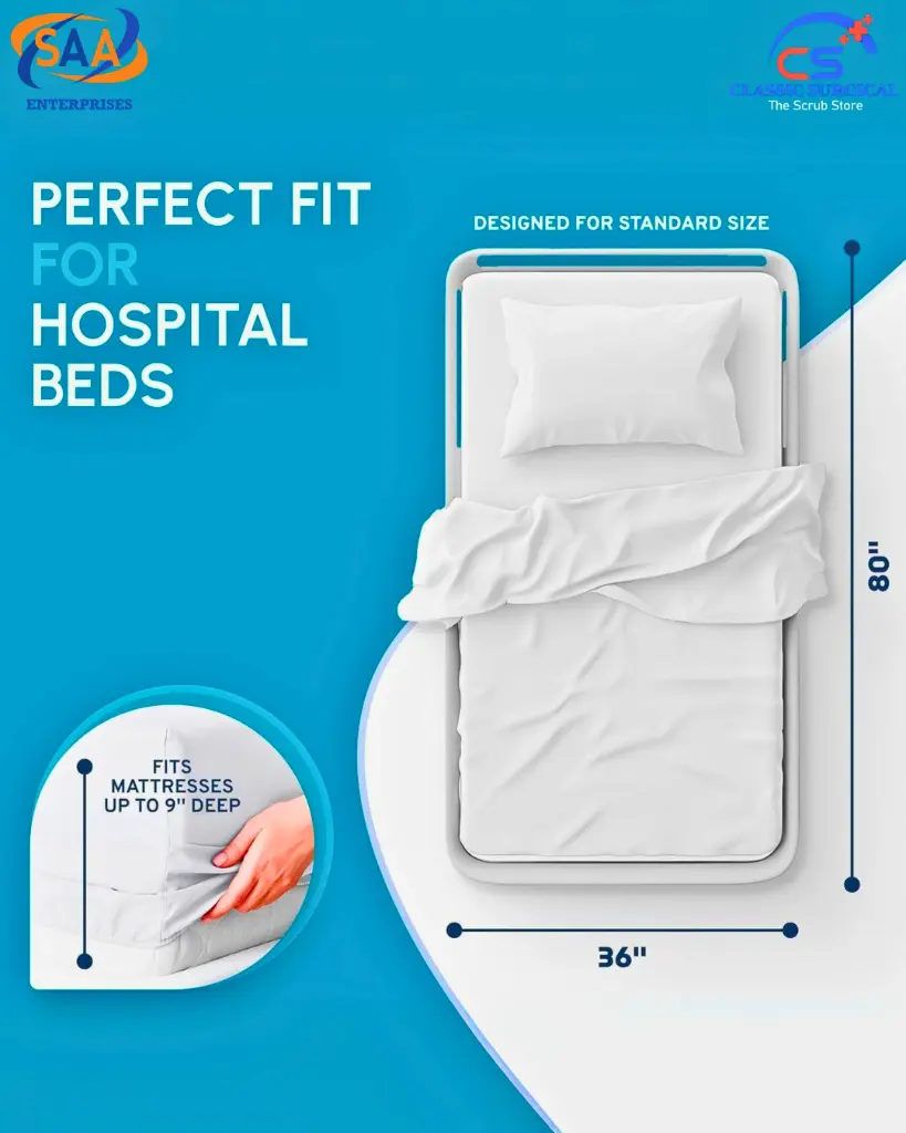 Hospital bed sheets