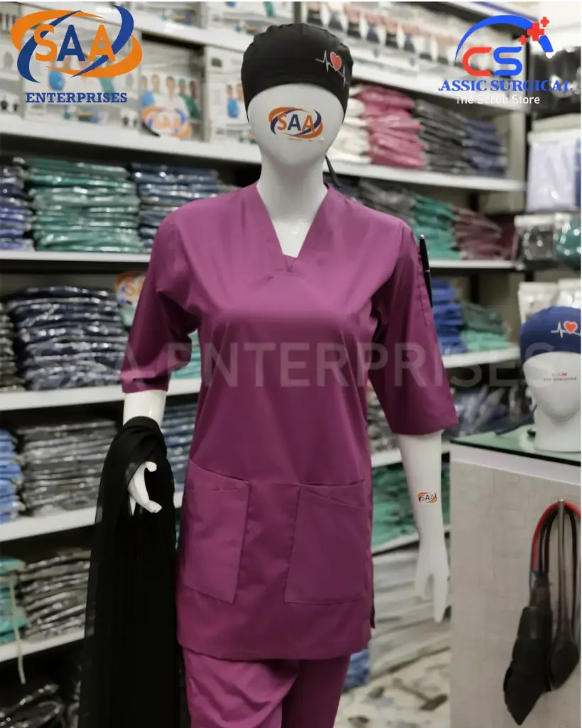 SAA Scrub Female Tick Tick purple magenta