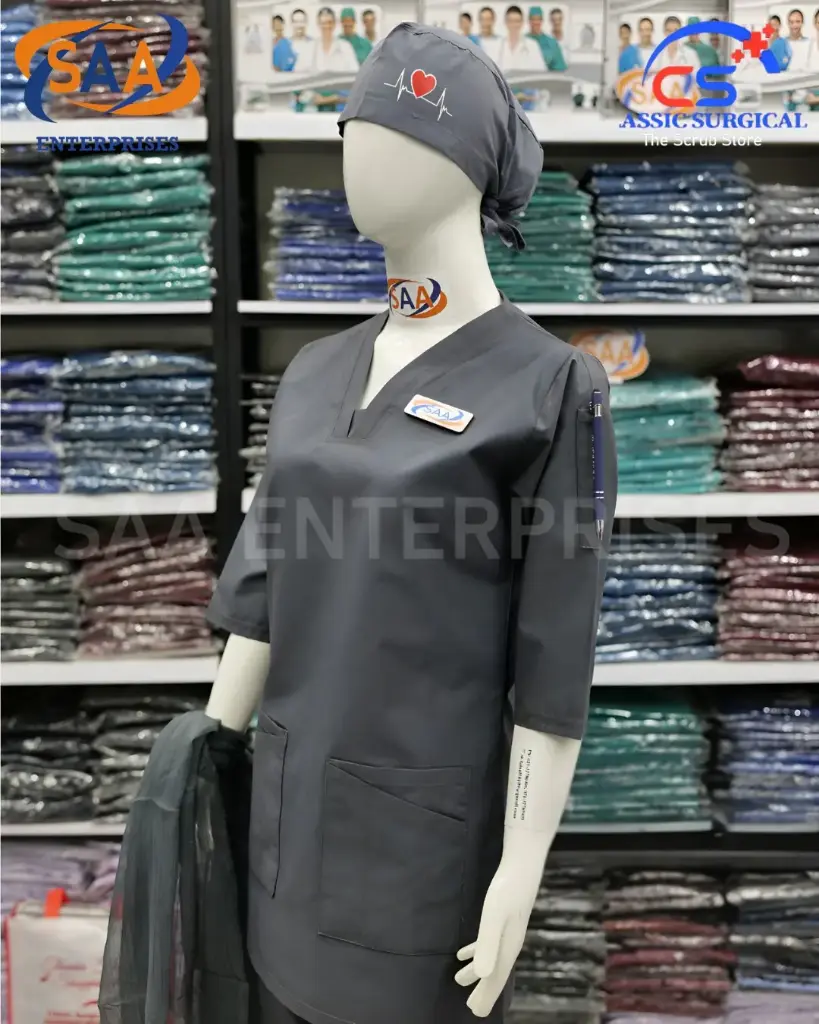 Pro Max Female Scrub Grey