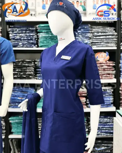 SAA Scrub Female Tick Tick dark blue
