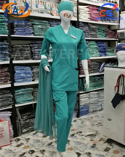 SAA Scrub Female Tick Tick sea green